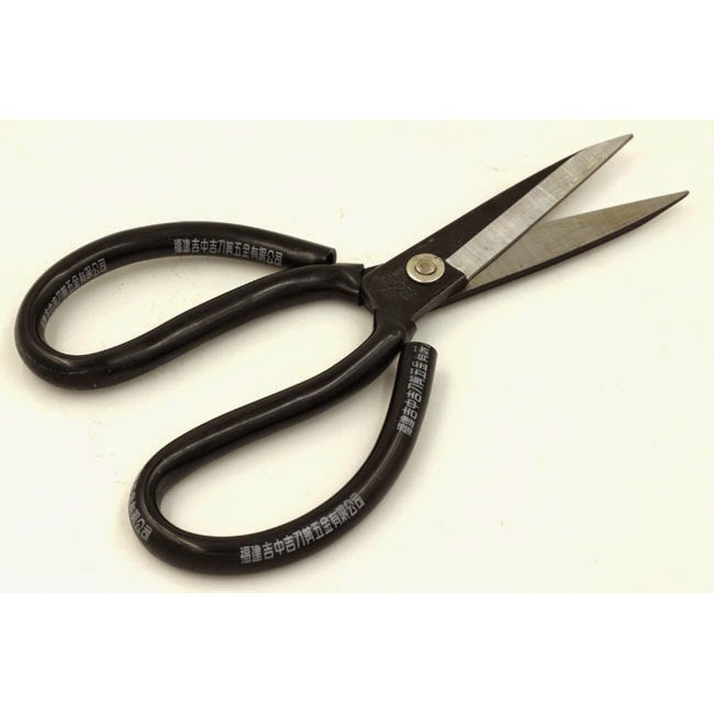 Kéo thép cắt đa năng bọc da đen loại nhỏ - Ảnh 2