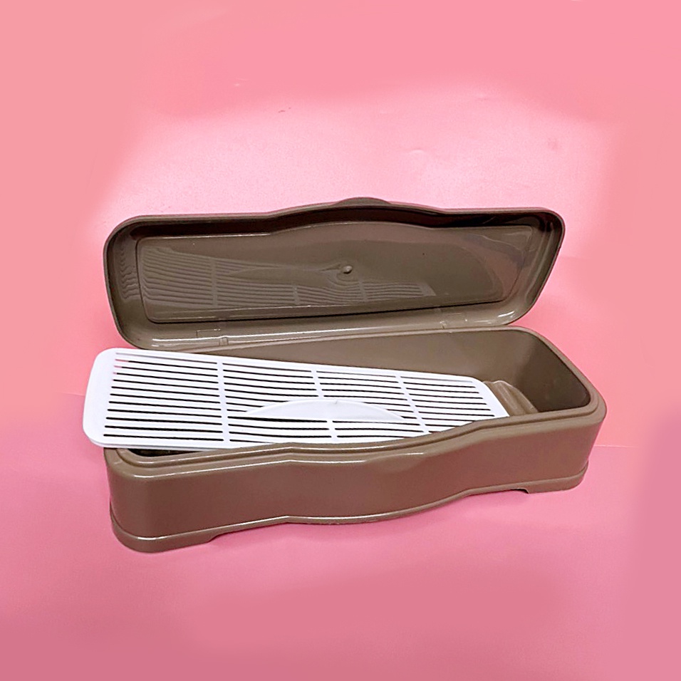 Hộp Đựng Muỗng Đũa Nĩa (U1) chống bụi có khay thoát nước và nắp mở ra tiện lợi - Ảnh 5