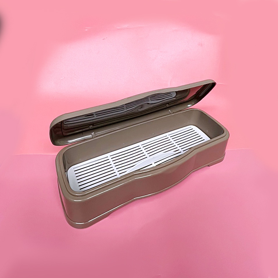 Hộp Đựng Muỗng Đũa Nĩa (U1) chống bụi có khay thoát nước và nắp mở ra tiện lợi - Ảnh 2