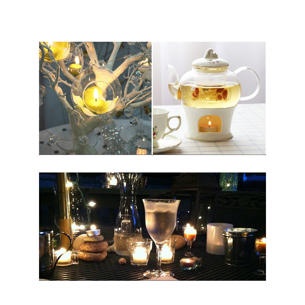 Set 50 Nến đốt xông tinh dầu, hâm nóng trà,cà phê, nến xếp hình trang trí sinh nhật, tỏ tình, cầu hôn , valentine - Ảnh 8