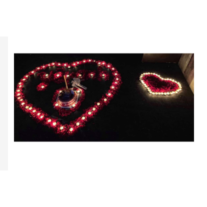 Set 50 Nến đốt xông tinh dầu, hâm nóng trà,cà phê, nến xếp hình trang trí sinh nhật, tỏ tình, cầu hôn , valentine - Ảnh 4