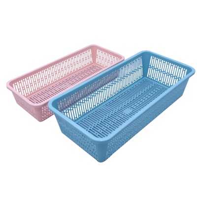 Khay chữ nhật nhựa K4 đựng bút viết, vật dụng ngăn nắp màu xinh đẹp hàn quốc - Ảnh 5