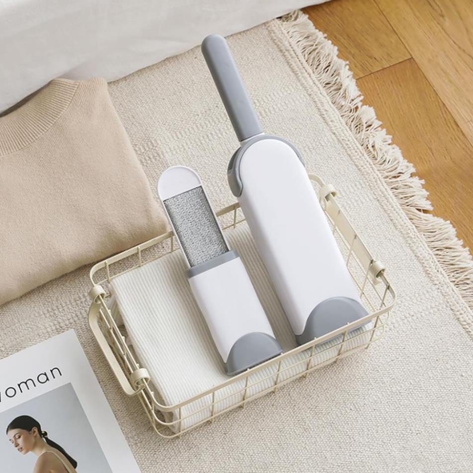 Dụng cụ quét bụi, lông xù (T32) quần áo thiết kế thông minh Chải Dọn Lông Tóc Dính Quần Áo Dọn Bụi Giường Sofa - Ảnh 5