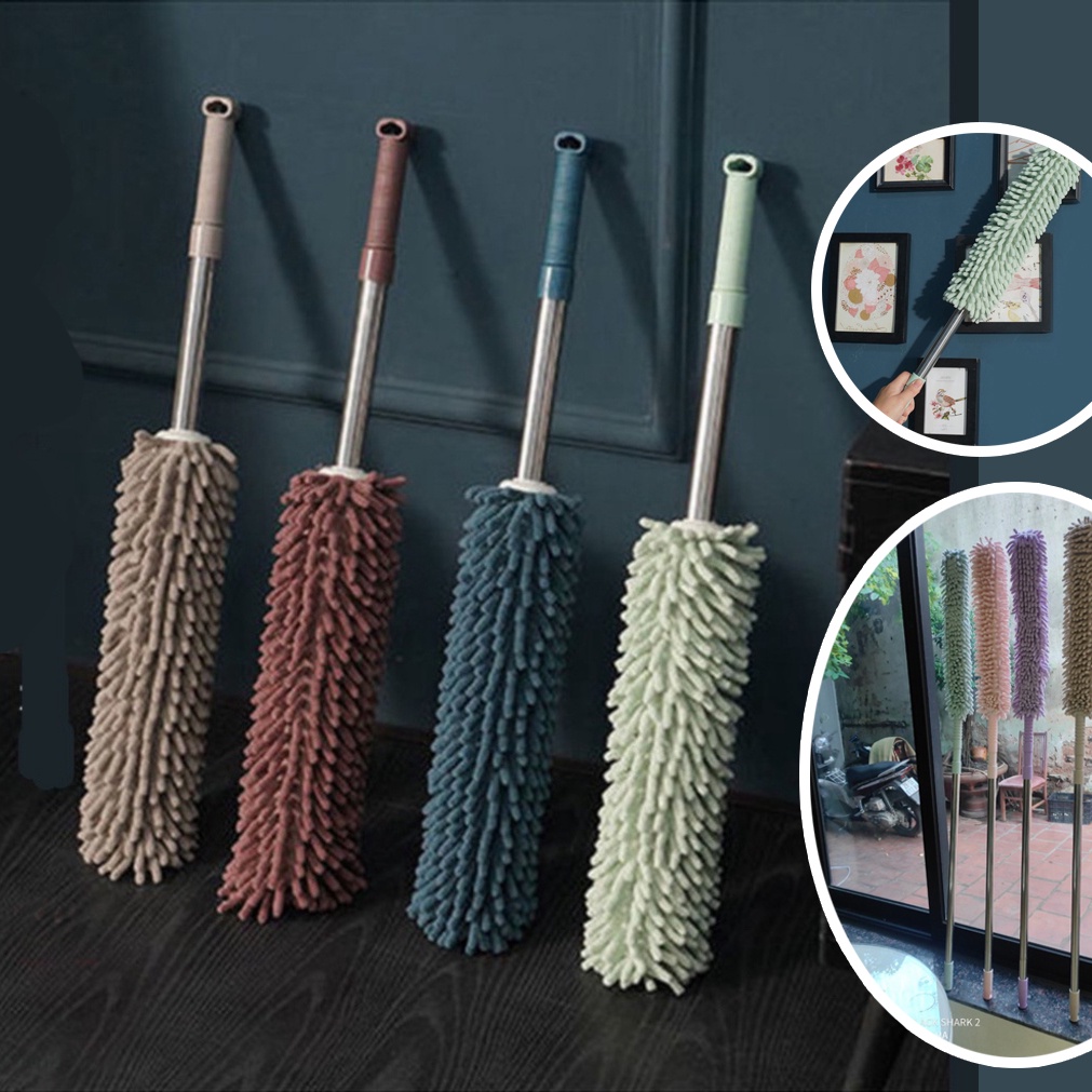 Chối Quét Bụi SAN HÔ Thông Minh, Dụng Cụ Quét Màng Nhện, Thu Gọn Và Kéo Dài Tiện Lợi - Ảnh 9