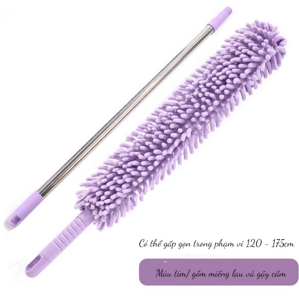 Chối Quét Bụi SAN HÔ Thông Minh, Dụng Cụ Quét Màng Nhện, Thu Gọn Và Kéo Dài Tiện Lợi - Ảnh 2