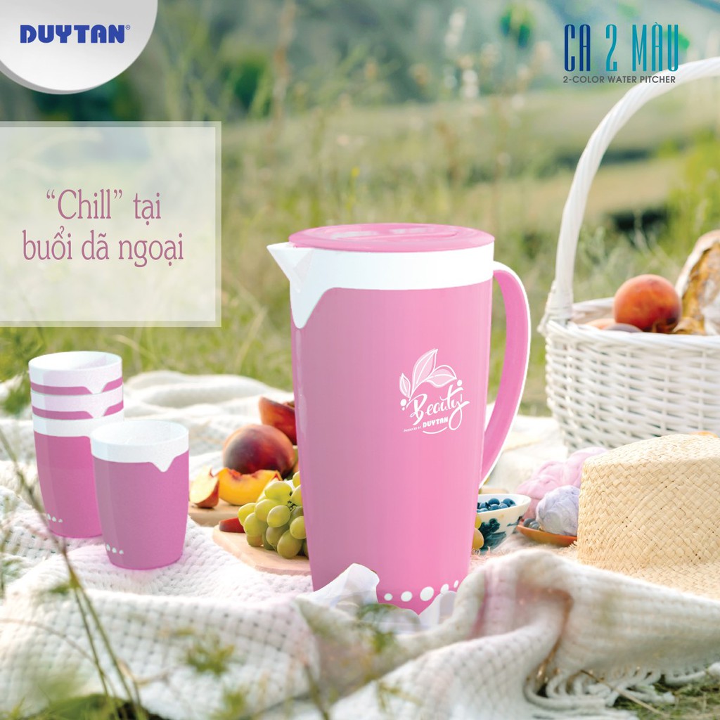 Ca Giữ Nhiệt Quai Cao 2 Màu Nhựa Duy Tân 2 Lit Cao Cấp - Ảnh 3
