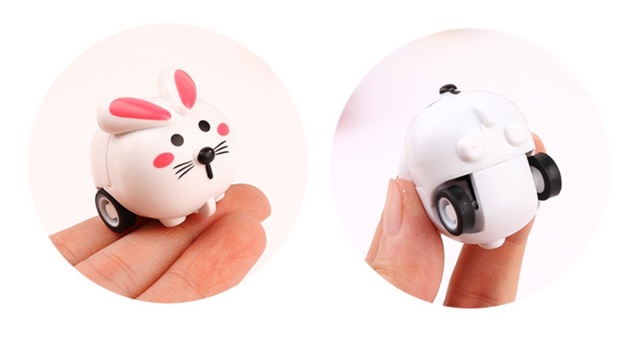 Xe Đồ Chơi Con Vật Kéo Lùi Hình Động Vật Hoạt Hình - Thú con mini chạy dây cót cho bé