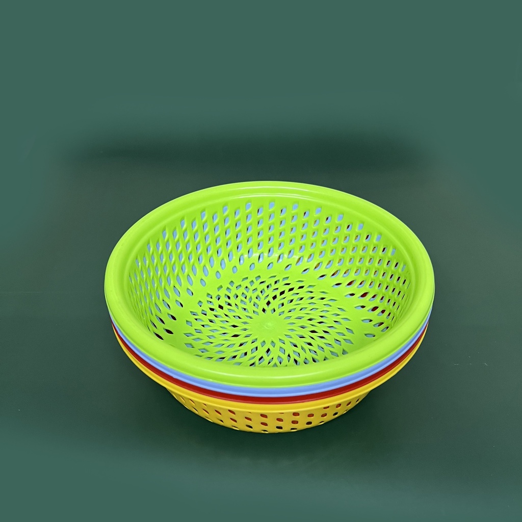 Rổ Nhựa Tròn 20cm Đựng Rau Củ Vật Dụng Đa Năng - Ảnh 5