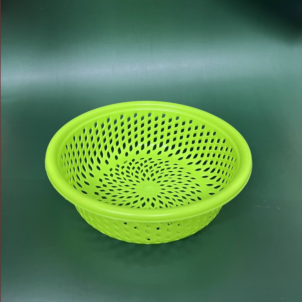 Rổ Nhựa Tròn 20cm Đựng Rau Củ Vật Dụng Đa Năng - Ảnh 3