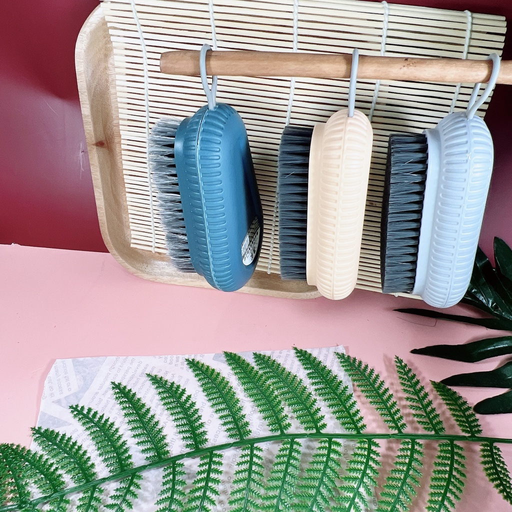 Bàn Chải Phòng Tắm Hạt Đậu Phong Cách Bắc Âu Sợi Cao Cấp - Ảnh 4