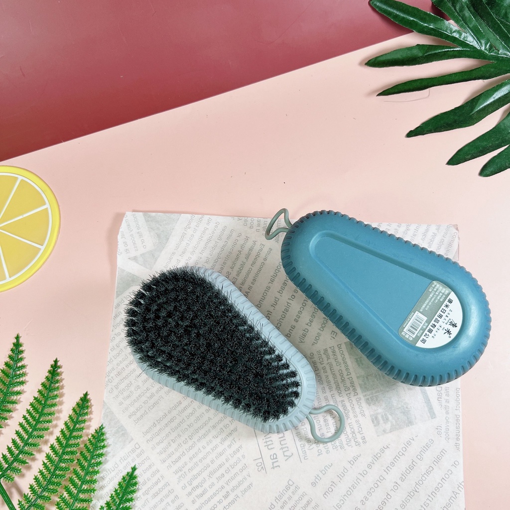 Bàn Chải Phòng Tắm Hạt Đậu Phong Cách Bắc Âu Sợi Cao Cấp