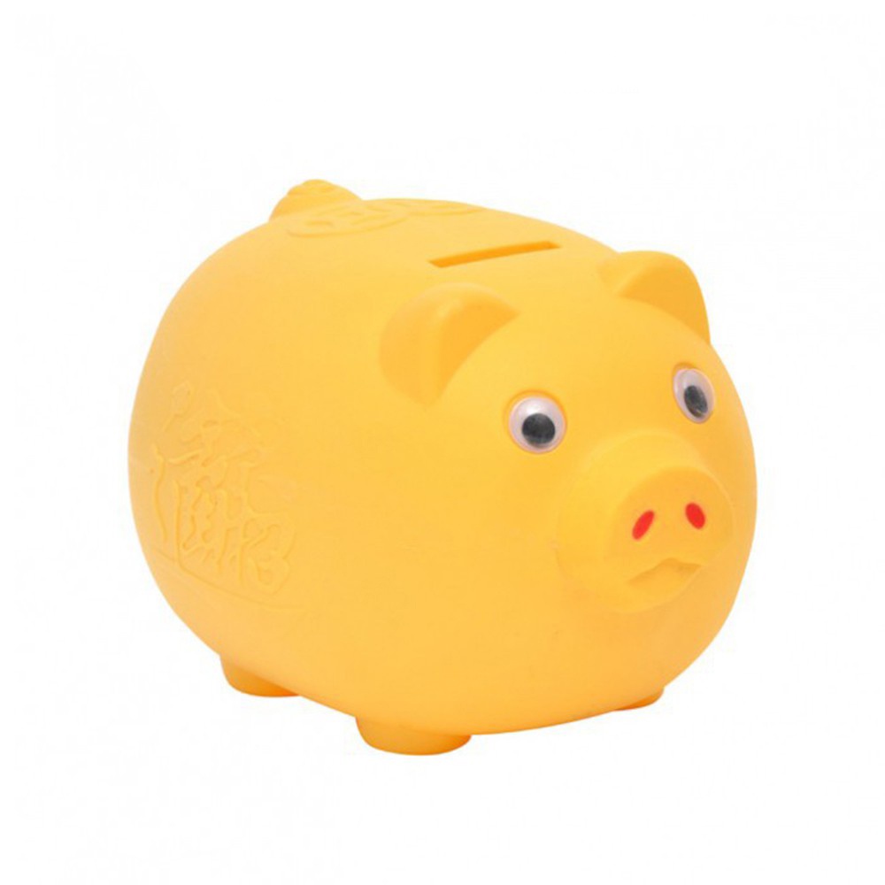 Heo Nhựa tiết kiệm tiền cho bé nhiều màu siêu dễ thương - Ảnh 2