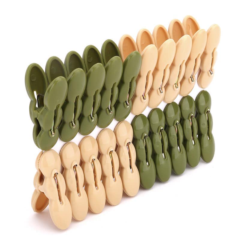 Set 20 Kẹp HÌNH ĐẬU PHỌNG Răng Cưa Giữ Quần Áo Chống Rơi Tiện Lợi - Ảnh 7