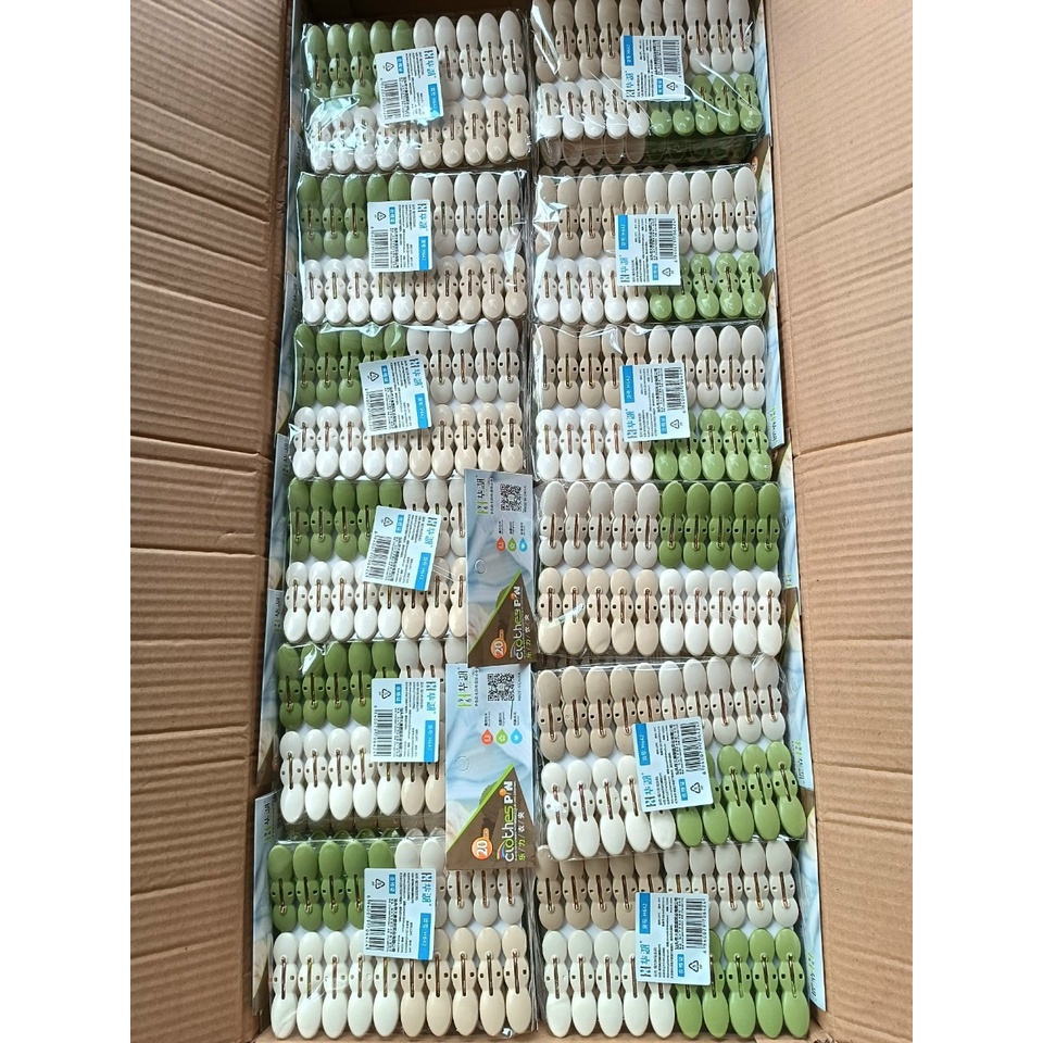 Set 20 Kẹp HÌNH ĐẬU PHỌNG Răng Cưa Giữ Quần Áo Chống Rơi Tiện Lợi - Ảnh 2