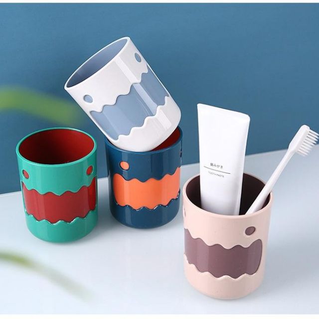 Cốc uống nước 2 lớp họa tiết hoạt hình ngộ nghĩnh hàng dày - Ảnh 3