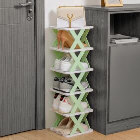 Kệ Để Giày Dép 5 Tầng CHỮ X giá để đồ đa năng sang trọng tiết kiệm không gian