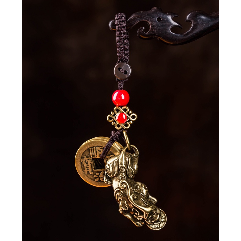 Móc Khoá Phong Thuỷ Tỳ Hưu Chiêu Tài - Ảnh 4