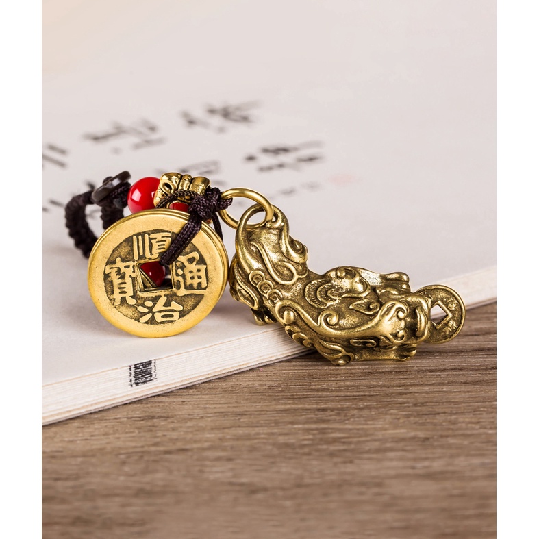 Móc Khoá Phong Thuỷ Tỳ Hưu Chiêu Tài - Ảnh 3