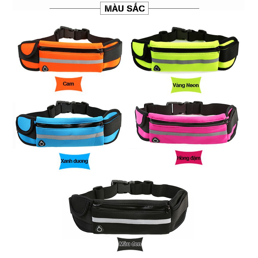 Túi đeo bụng đựng điện thoại tập thể dục thể thao - Ảnh 6