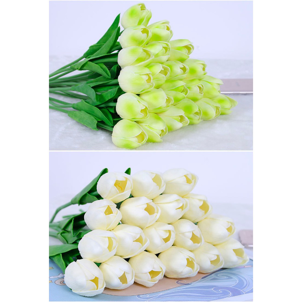 Hoa cúc hoạ mi, tulip, mẫu đơn Trang Trí decor nhà cửa chụp ảnh siêu đẹp - Ảnh 7