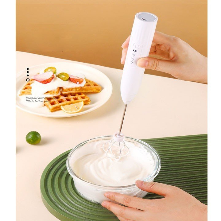 Máy Đánh Trứng (T79), Trộn, Tạo Bọt Cà Phê Mini WHISK Chạy Điện Cầm Tay Tiện Lợi - Ảnh 2
