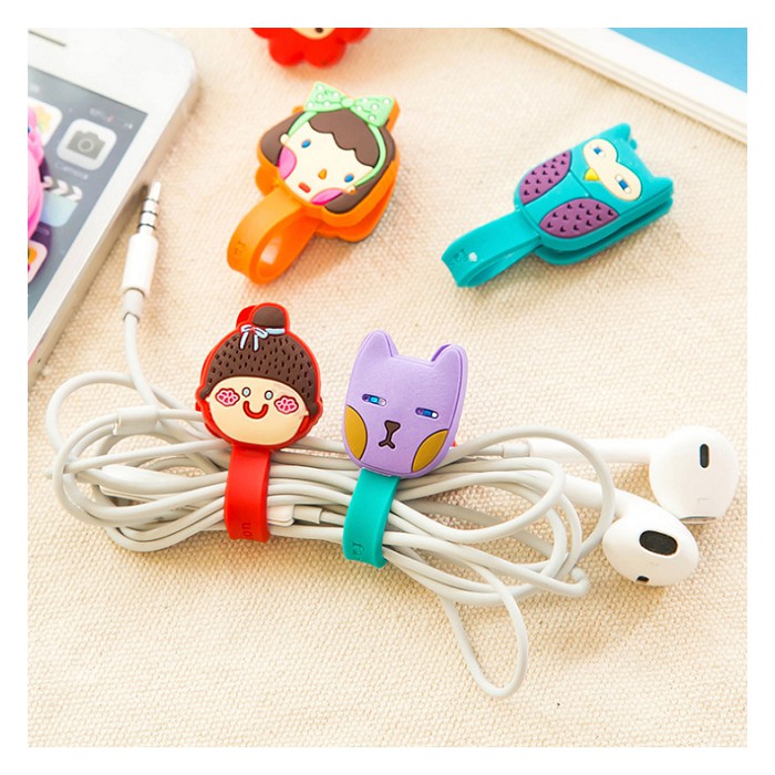 Dụng Cụ Thu Gọn Dây Điện Hình Thú Hoạt Hình - Ảnh 4