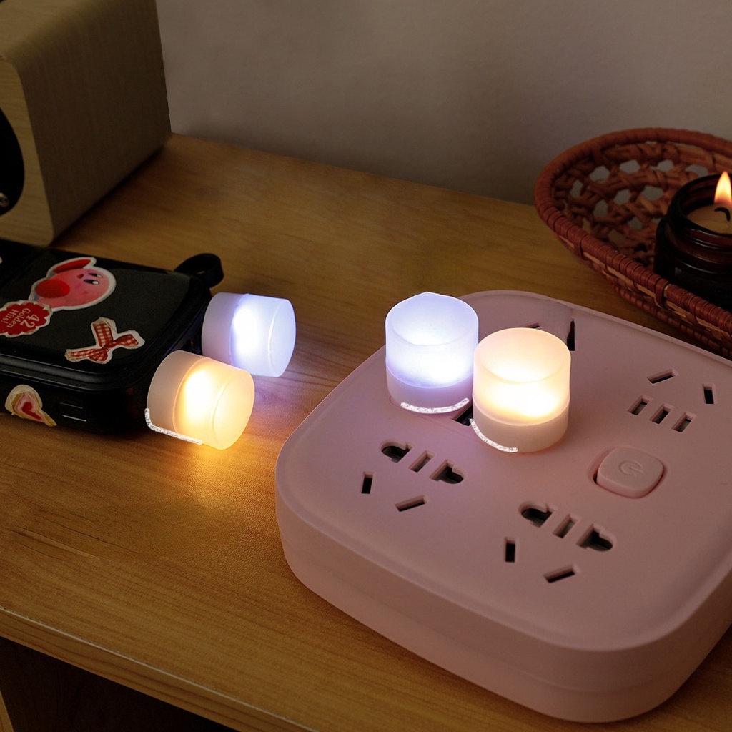 Đèn ngủ led USB Tròn bỏ túi tiện dụng - Ảnh 9