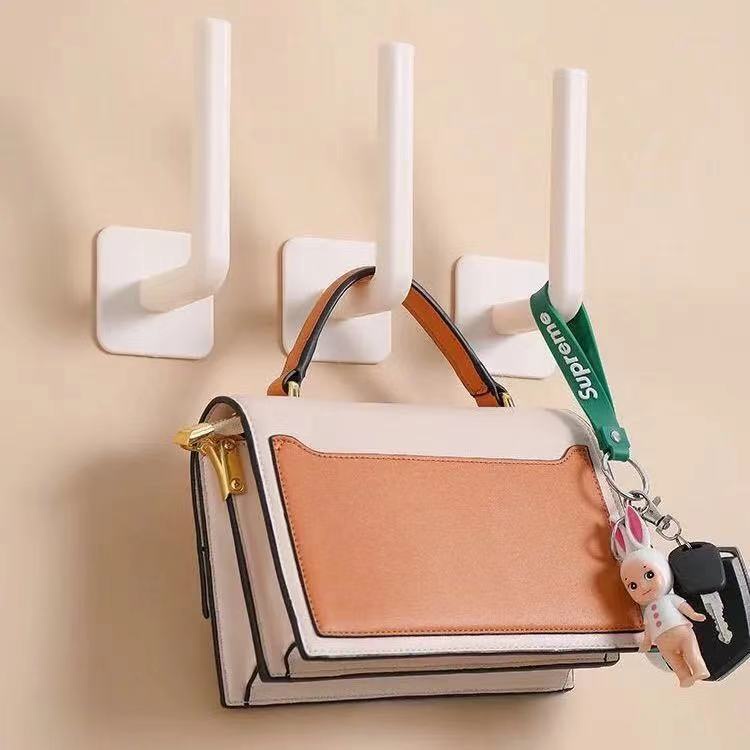 Giá Dán Tường (L32) Treo Cuộn Giấy, Móc Treo Đồ Chữ L Dính Tường Đa Năng - Ảnh 5