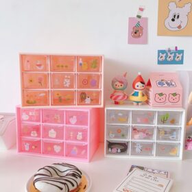 Hộp Nhựa Đựng Đồ TỦ 9 NGĂN KÉO, Kệ (Tủ) 9 Ô Để Bàn Đựng Đồ, Trang Sức, Mỹ Phẩm