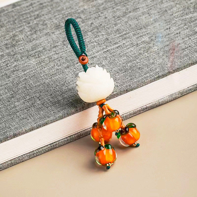 Móc Khóa Xe Ô Tô, Xe Máy, Nhà Cửa Hình Hoa Sen Bồ Đề Trái Lựu Phong Thuỷ Vạn Dặm Bình An, Nhà Cửa Phát Tài Phát Lộc - Ảnh 3