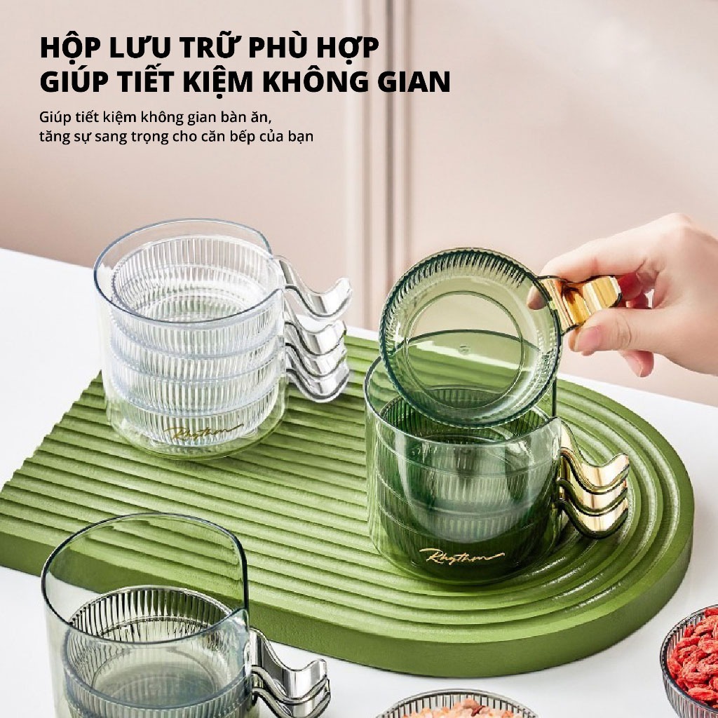 Combo 4 Chén acrylic kiểu Bắc Âu Đĩa Nhỏ Đựng Nước Chấm, Khay Để Gia Vị Nước Mắm, Tương Ớt, Xì Dầu - Ảnh 6