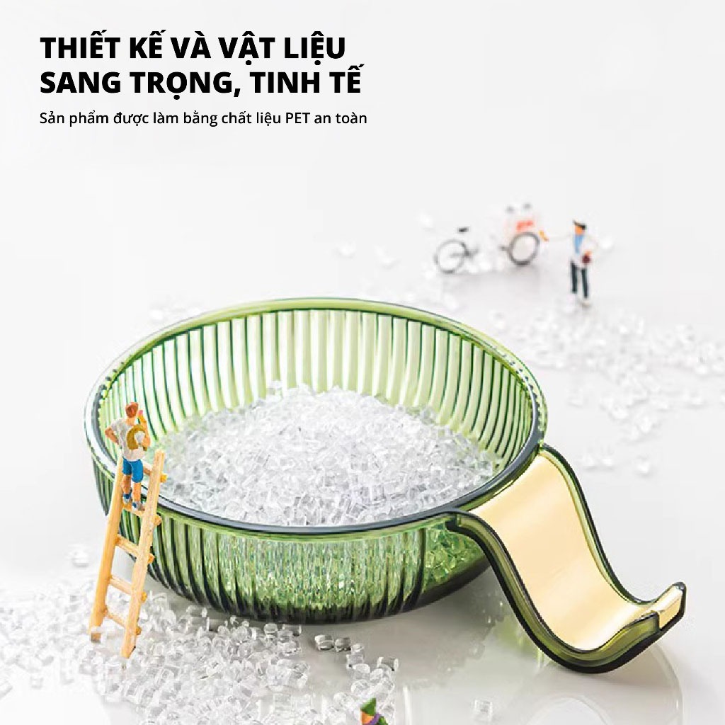 Combo 4 Chén acrylic kiểu Bắc Âu Đĩa Nhỏ Đựng Nước Chấm, Khay Để Gia Vị Nước Mắm, Tương Ớt, Xì Dầu - Ảnh 4