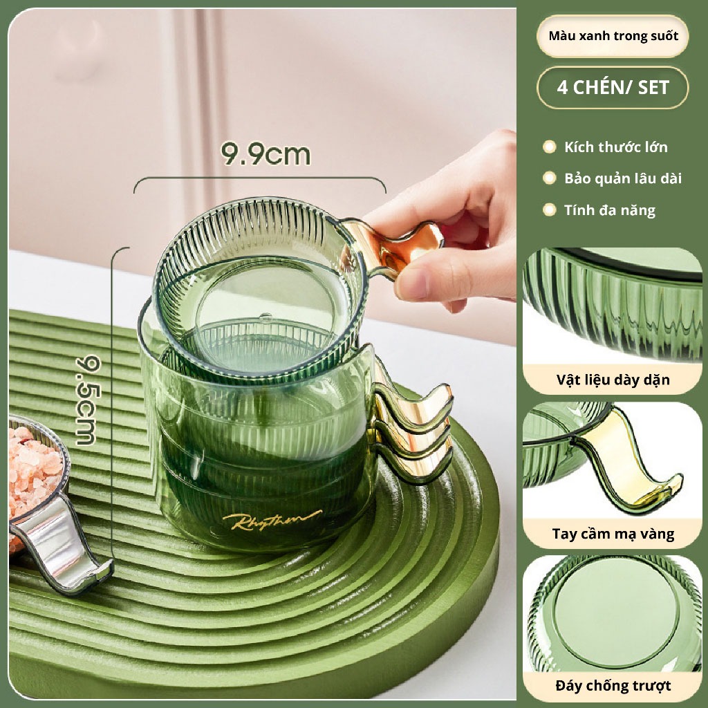 Combo 4 Chén acrylic kiểu Bắc Âu Đĩa Nhỏ Đựng Nước Chấm, Khay Để Gia Vị Nước Mắm, Tương Ớt, Xì Dầu - Ảnh 2