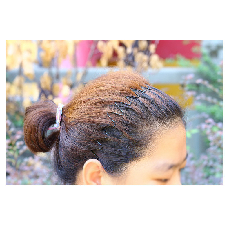 Băng đô lượn sóng băng thép phong cách thể thao cá tính cho nam và nữ - Ảnh 5