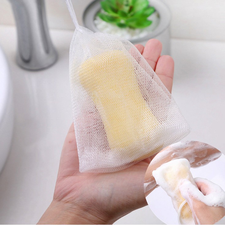 SET 3 Túi Lưới Đựng Xà Bông Tắm Tạo Bọt - Ảnh 6
