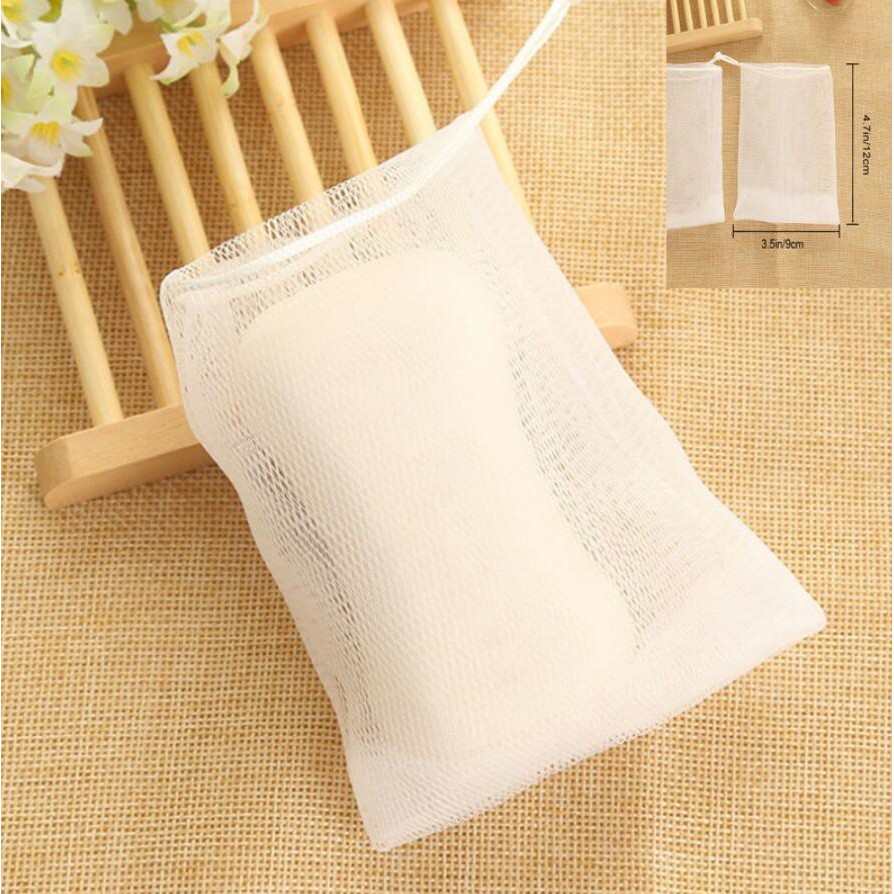 SET 3 Túi Lưới Đựng Xà Bông Tắm Tạo Bọt - Ảnh 3
