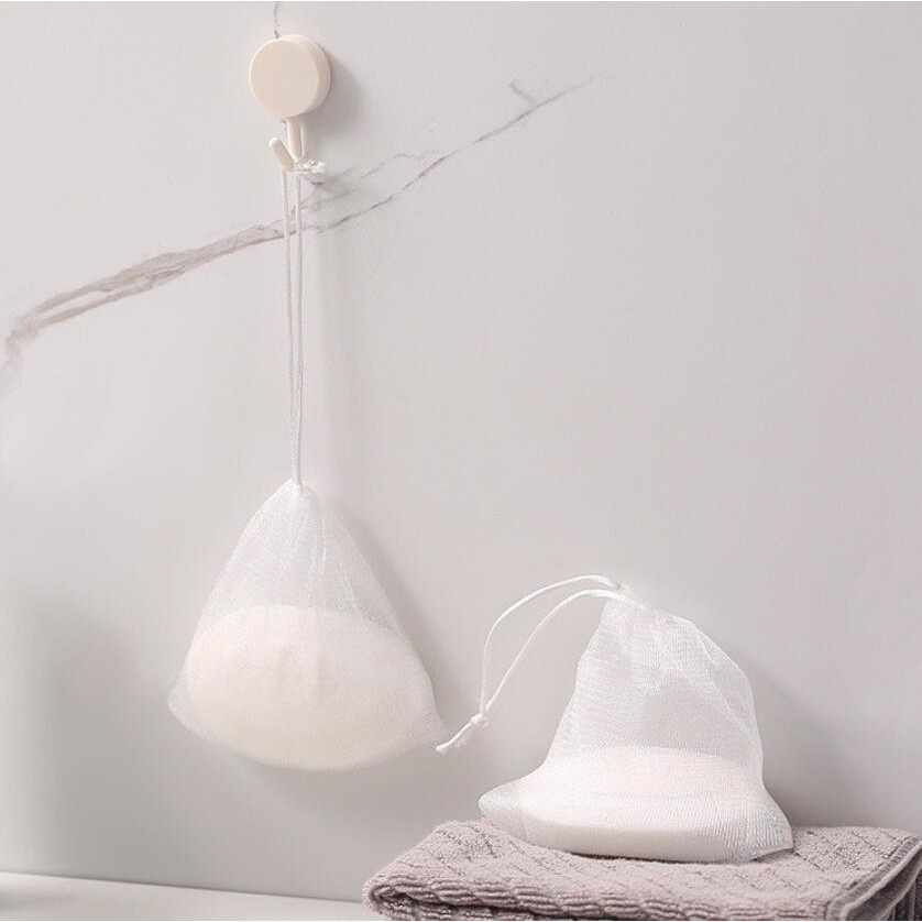 SET 3 Túi Lưới Đựng Xà Bông Tắm Tạo Bọt - Ảnh 2