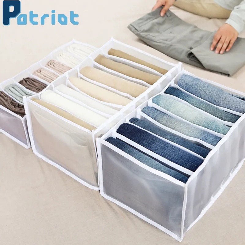 Túi đựng quần jean chia 9 ngăn có thể xếp lại tiện lợi - Ảnh 6