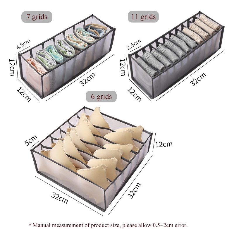 Túi đựng quần jean chia 9 ngăn có thể xếp lại tiện lợi - Ảnh 2