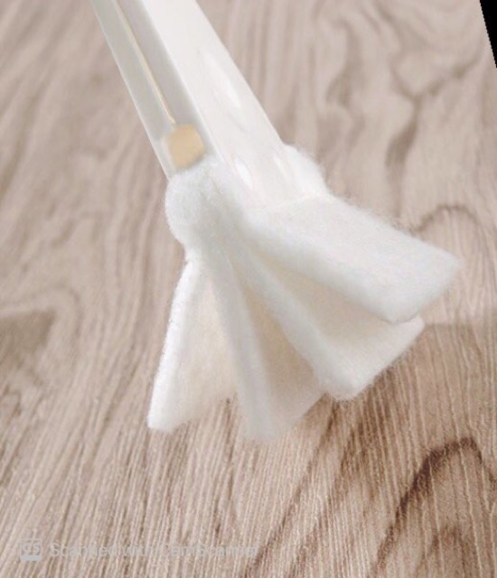 Chổi lau lồng quạt, vệ sinh kẽ bàn phím, viền cửa sổ chuyên dụng tiện lợi - Ảnh 2