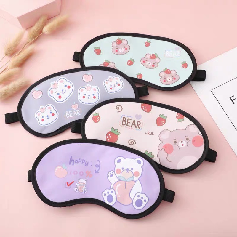 Bịt mắt ngủ dễ thương, miếng che mắt ngủ nhiều hình xinh xắn - Ảnh 7