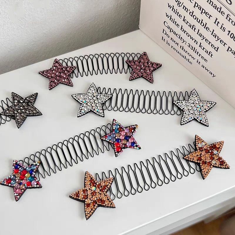 Xược Ghim Tóc Chống Rối Đính NGÔI SAO lấp lánh - Ảnh 2