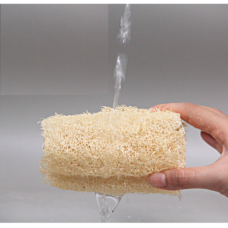 XƠ MƯỚP KHÔ Tắm Tẩy Tế Bào Chết, Sơ mướp Rửa Chén - Ảnh 3