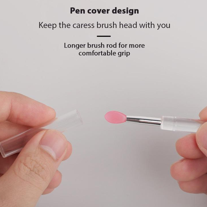 Cọ Tô Son Môi, Son Dưỡng (S11) Bằng Silicon Tiện Lợi, Thiết Kế Cán Dài Sang Trọng, An Toàn Cho Sức Khoẻ - Ảnh 3