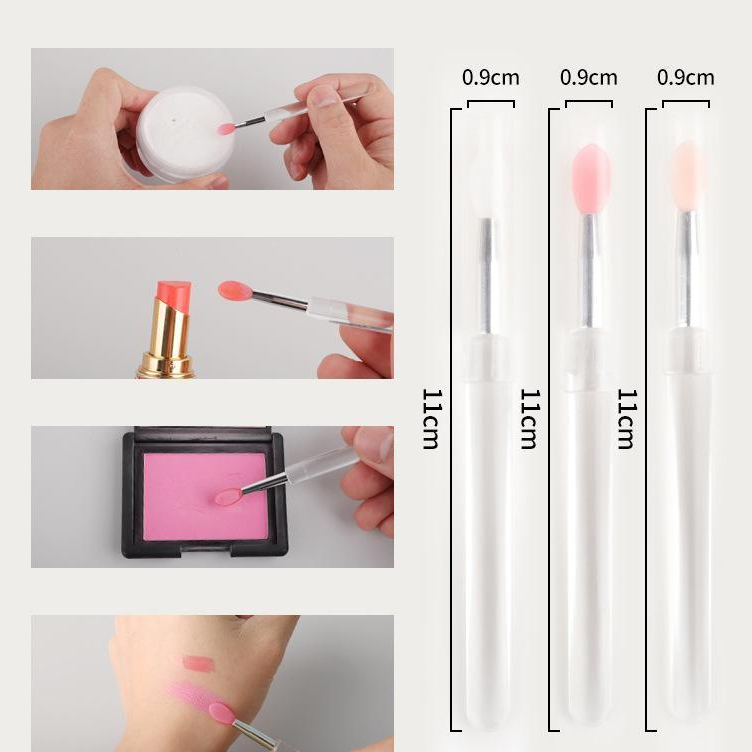 Cọ Tô Son Môi, Son Dưỡng (S11) Bằng Silicon Tiện Lợi, Thiết Kế Cán Dài Sang Trọng, An Toàn Cho Sức Khoẻ - Ảnh 2