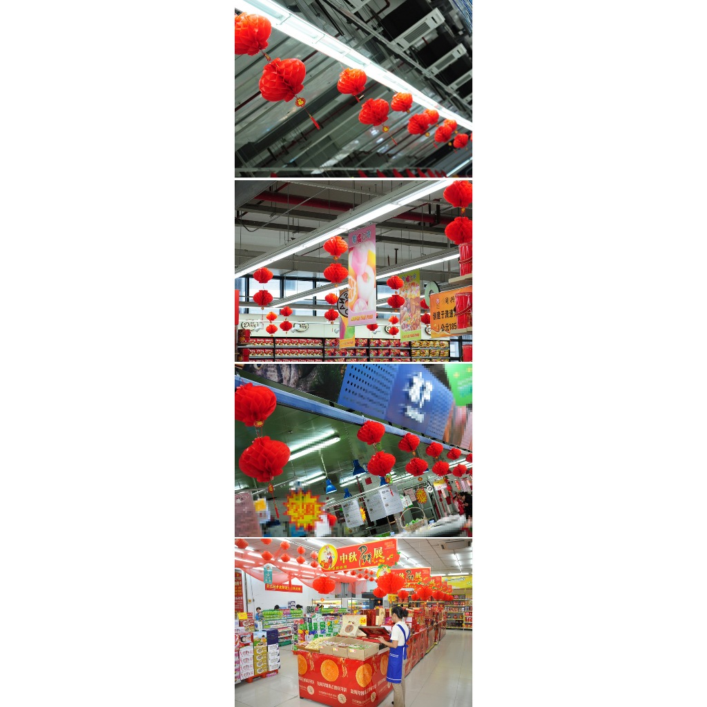 ĐÈN LỒNG GIẤY trang trí lễ tết treo cành mai đào, tiệc cưới, cửa hàng khai trương, lễ hội, sự kiện, siêu thị