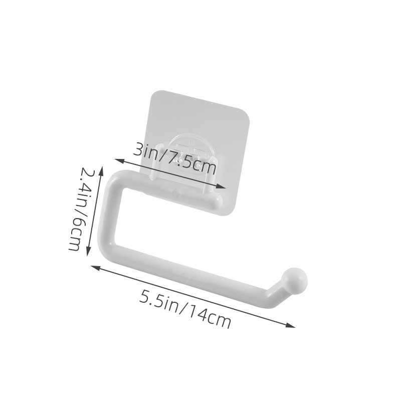 Giá treo cuộn khăn nhựa (L33) giấy tiện lợi chuyên dụng cho nhà bếp nhà tắm