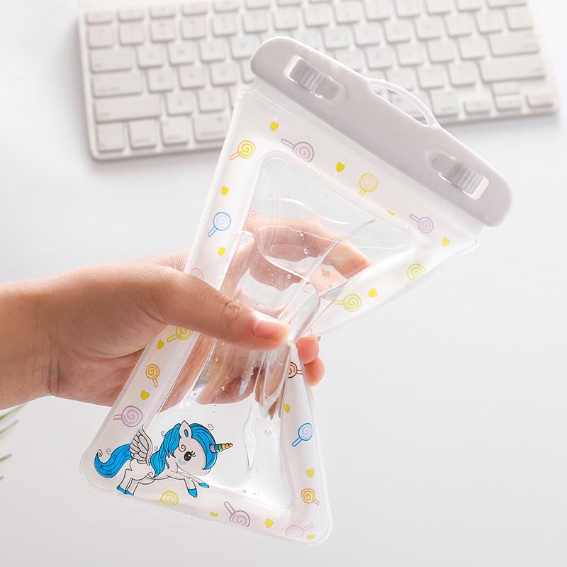 Túi chống nước dạng Phao đựng điện thoại đi du lịch có Khoá Zip tiện lợi - Ảnh 3