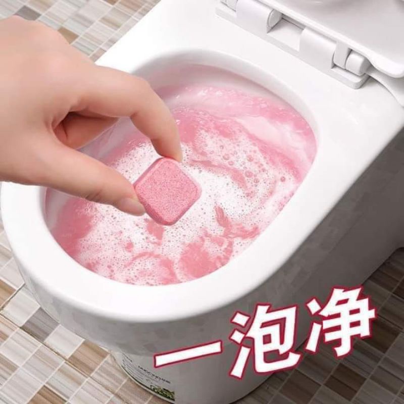 Hộp 12 Viên Tẩy Bồn Cầu MÀU ĐỎ Hương Nước Hoa mẫu mới - Ảnh 5