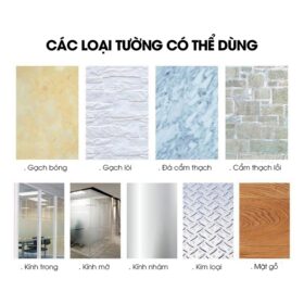 Móc dán tường (L8) INOX cao cấp, móc treo đồ không rỉ chắc chắn